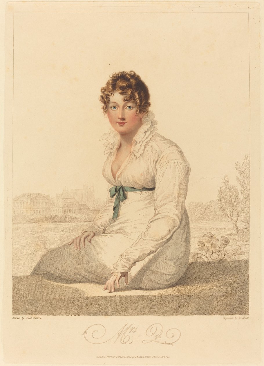 Sra. Q., 1820. de William Blake