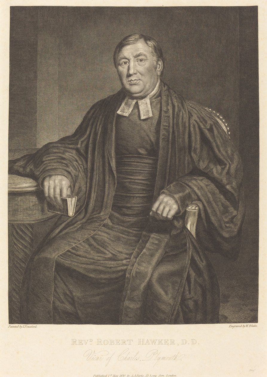 Reverendo Robert Hawker, D.D., 1820. de William Blake