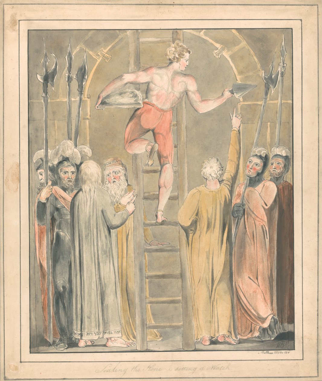 Selar a Pedra e Colocar um Relógio de William Blake