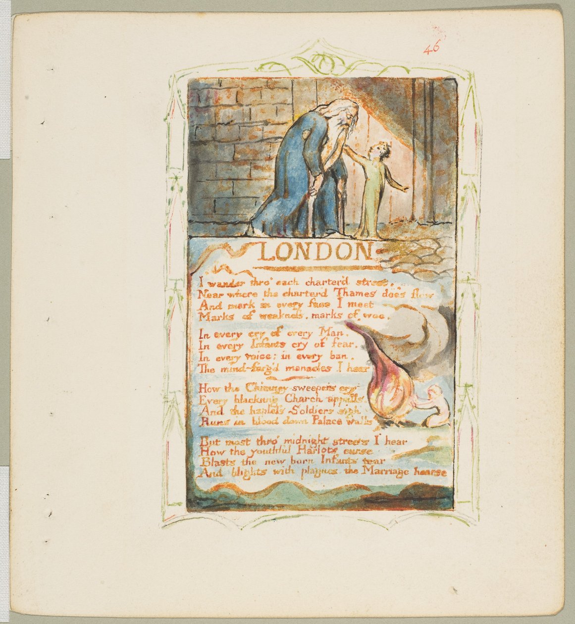 Canções de Inocência e de Experiência: Londres, ca. 1825. de William Blake