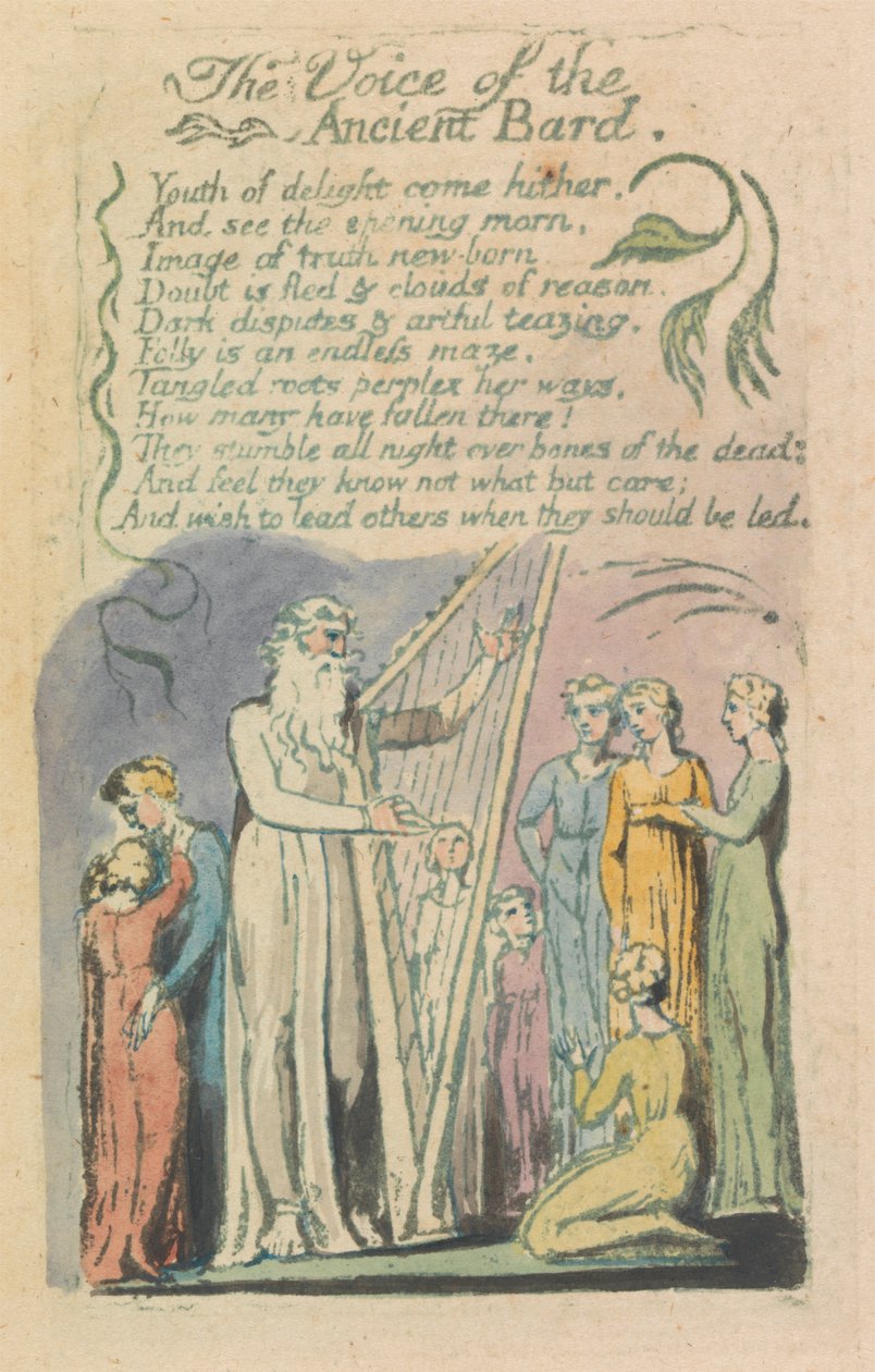 Canções da Inocência e da Experiência, Placa 22, "The Little Girl Found" (Bentley 36) de William Blake
