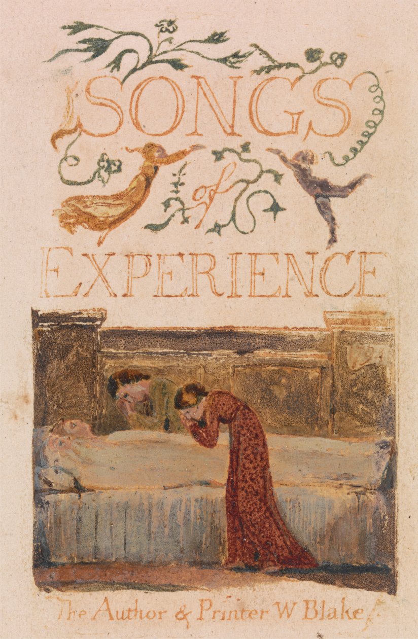 Canções da Inocência e da Experiência, Placa 33, Página de título da Experiência (Bentley 29) de William Blake