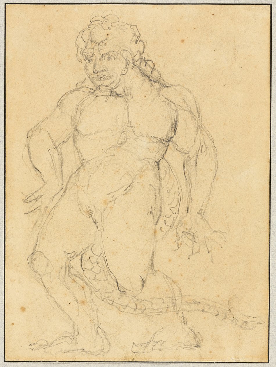 Estudo da Figura de Agnello Brunelleschi de William Blake