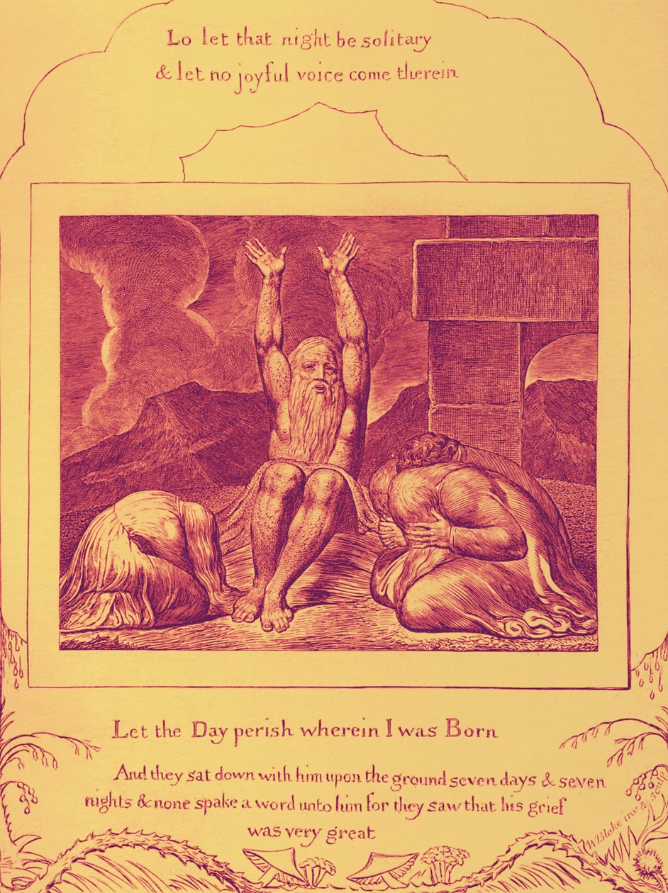 As ilustrações do Livro de Job de William Blake de William Blake