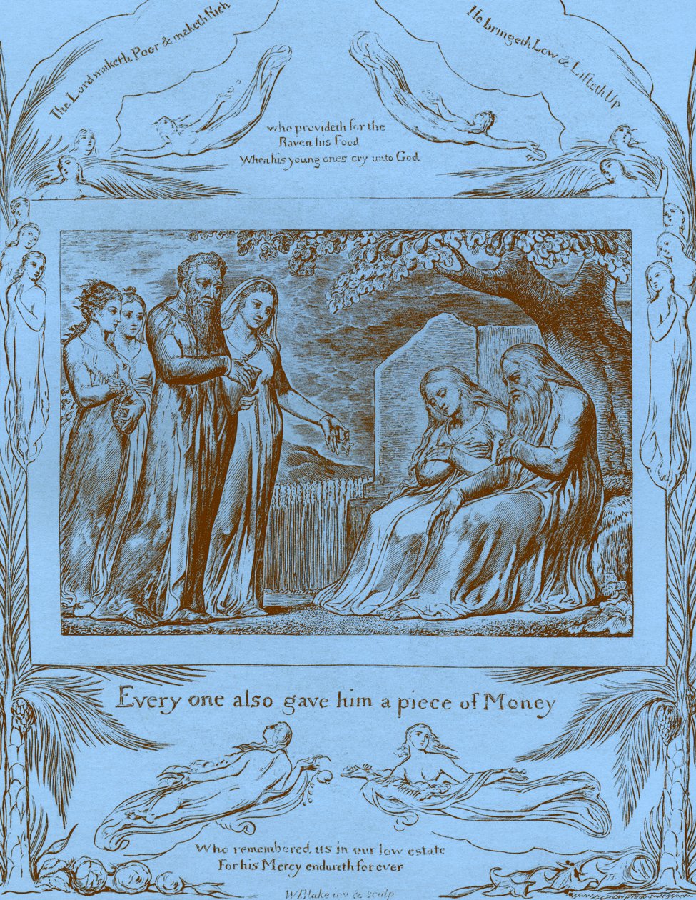As ilustrações do Livro de Job de William Blake de William Blake
