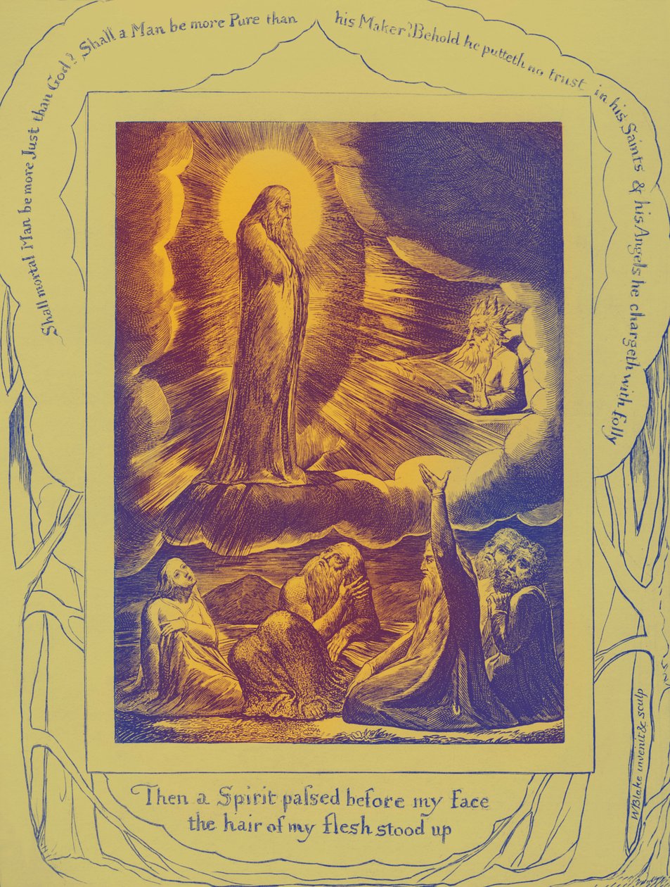 As ilustrações do Livro de Job de William Blake de William Blake