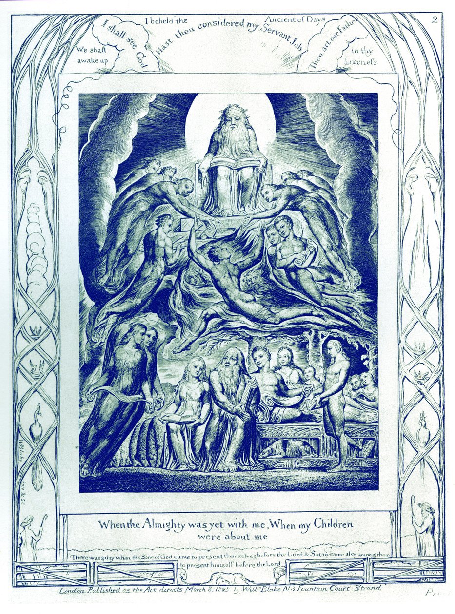 As ilustrações do Livro de Job de William Blake de William Blake