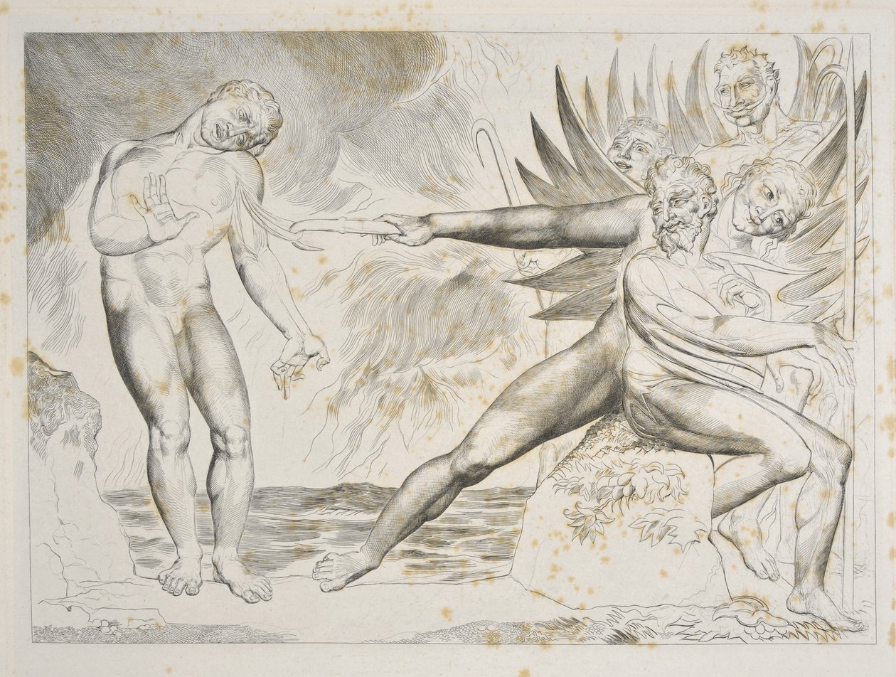 O Círculo dos Oficiais Corruptos: Os Diabos atormentando Ciampolo Inferno, Canto XXII, ilustração da 