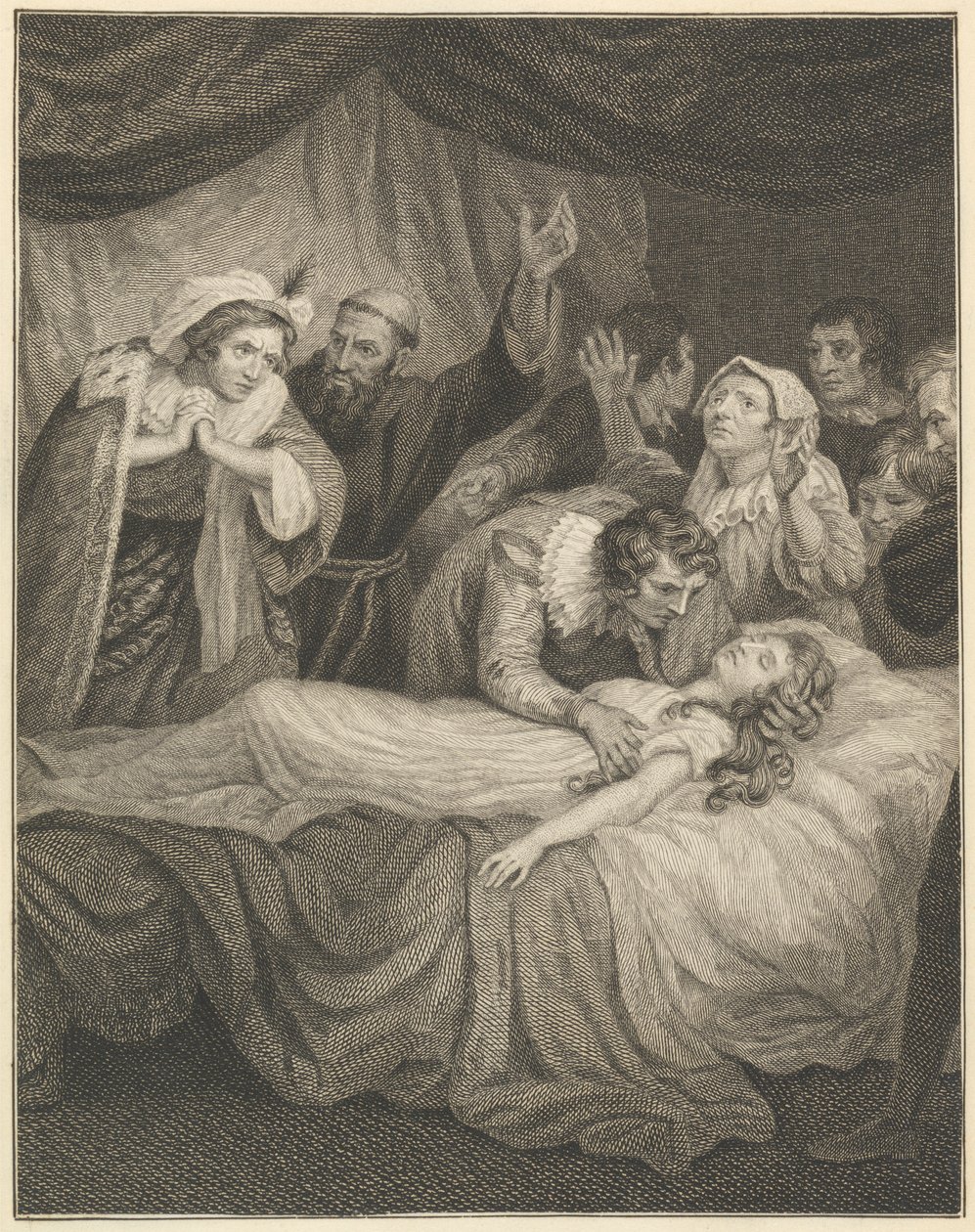 A Morte de Julieta de William Blake