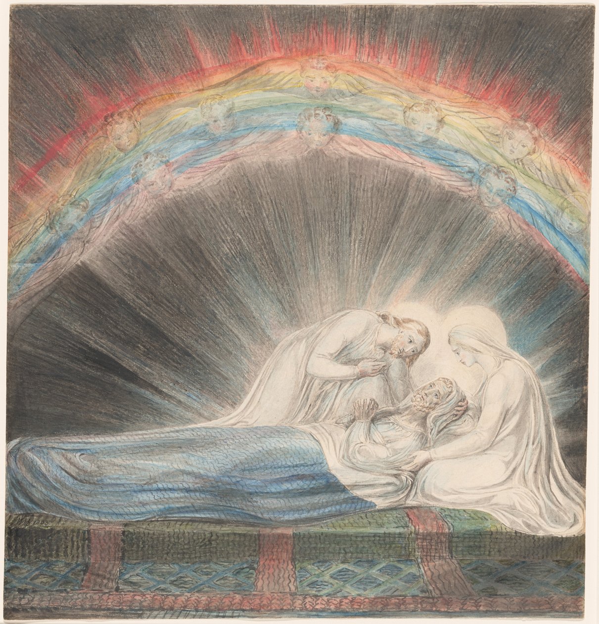 A Morte de São José de William Blake