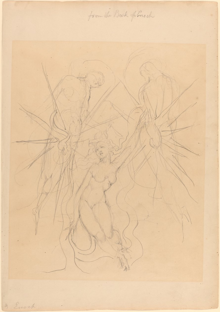 A Descida dos Anjos a uma das Filhas dos Homens de William Blake