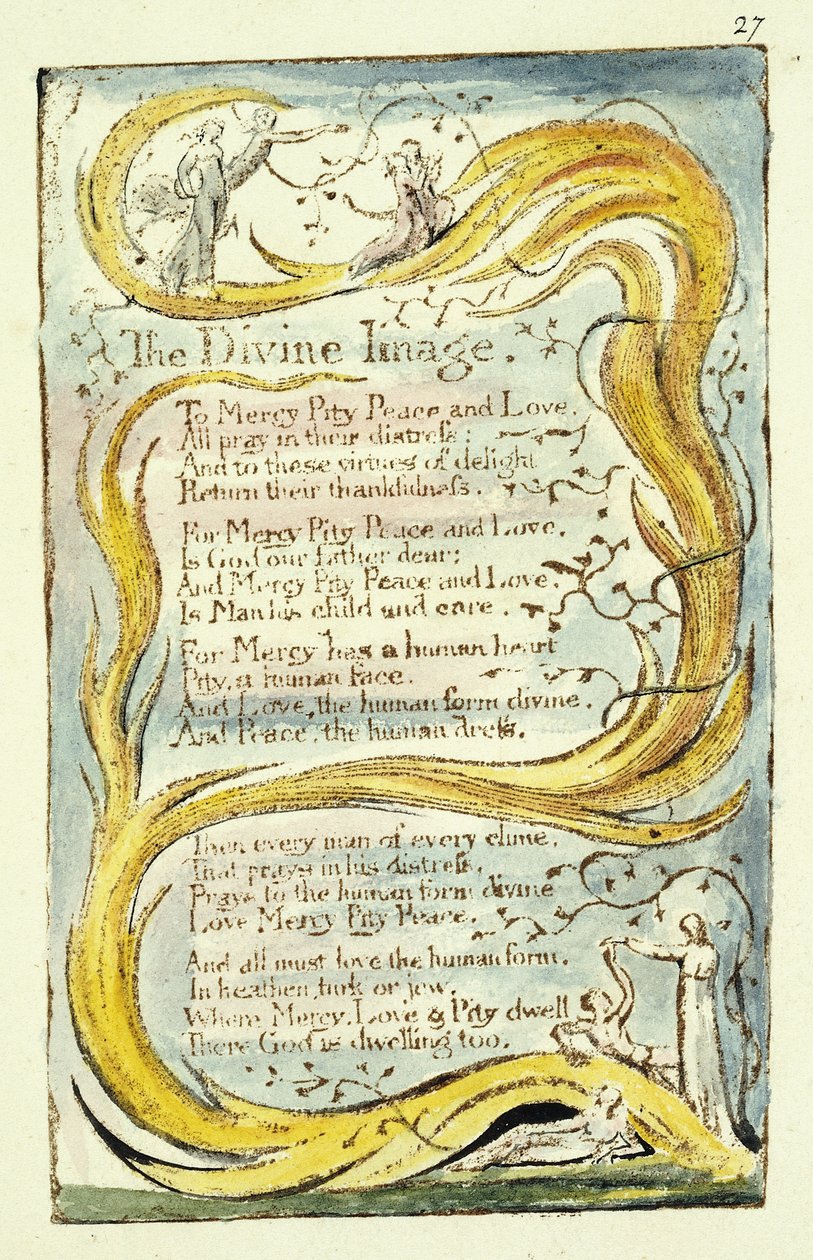 A Imagem Divina, 1789 de William Blake