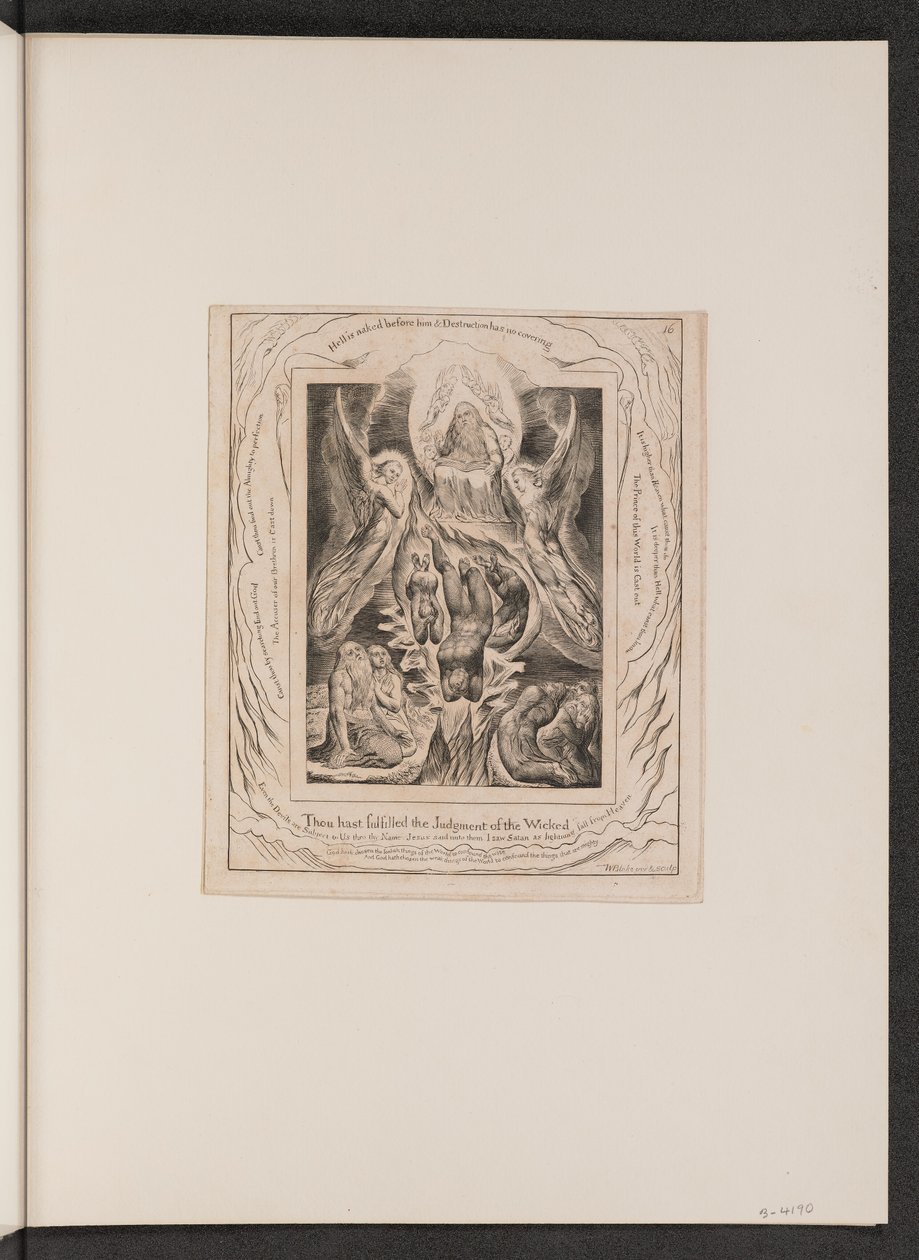 A Queda de Satanás de William Blake