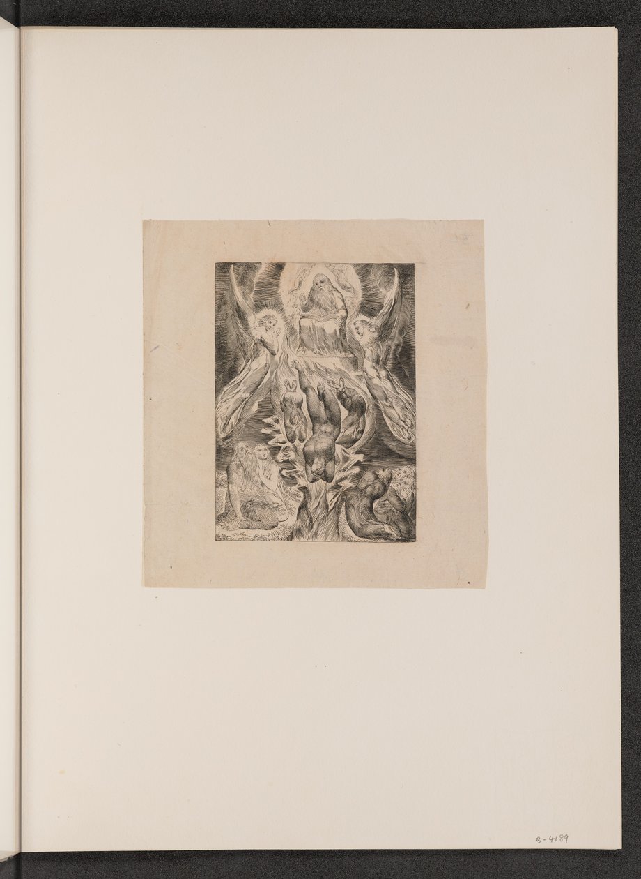 A Queda de Satanás, 1825. de William Blake