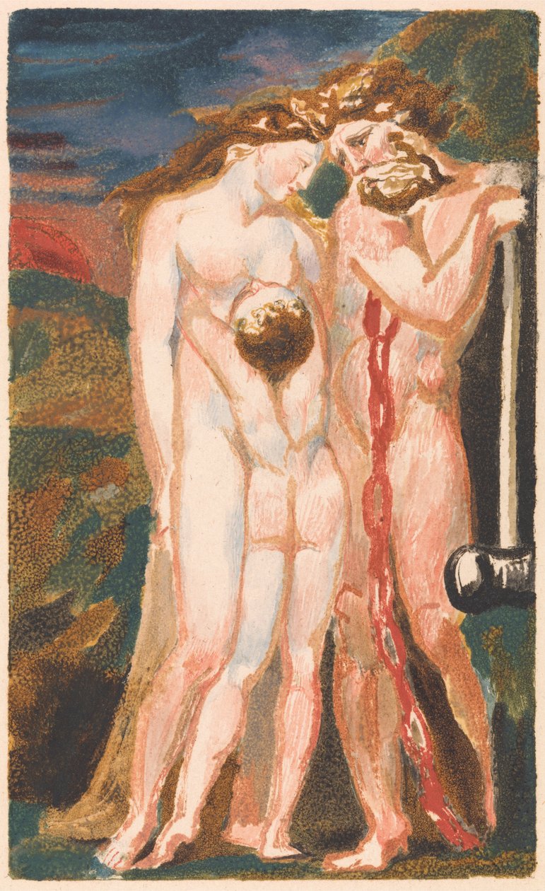 O Primeiro Livro de Urizen, Placa 18 (Bentley 21) de William Blake