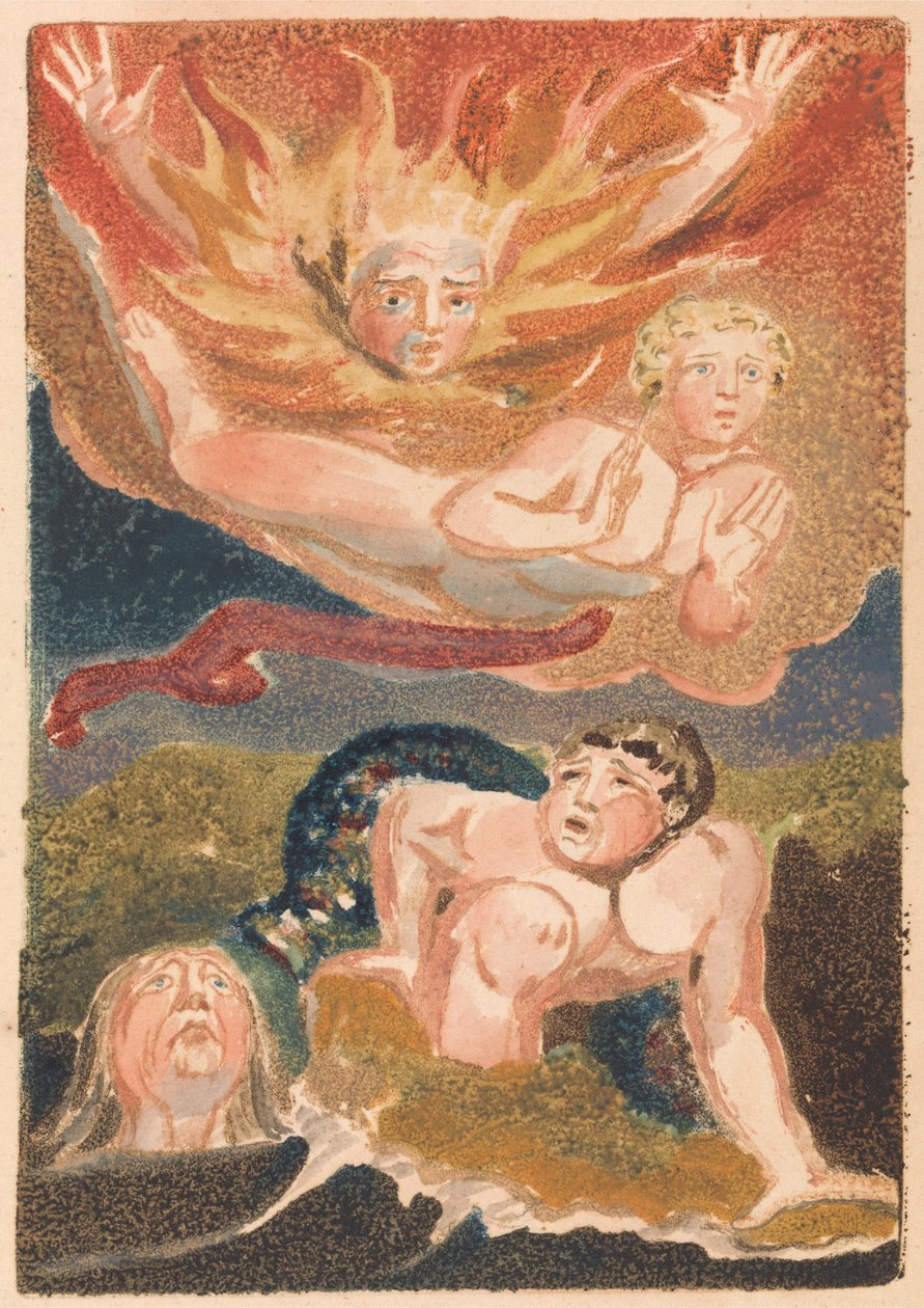 O Primeiro Livro de Urizen, Placa 22 (Bentley 24) de William Blake