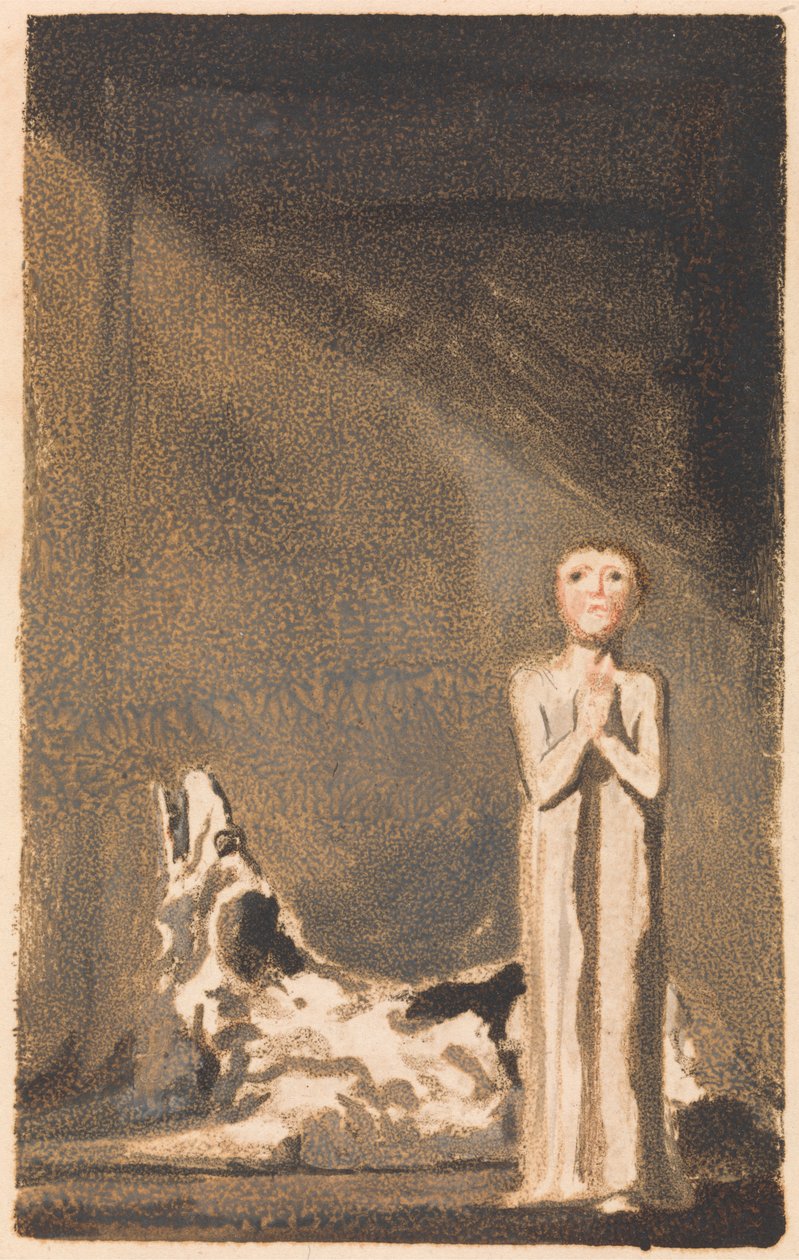 O Primeiro Livro do Urizen, Prato 24 (Bentley 26) de William Blake