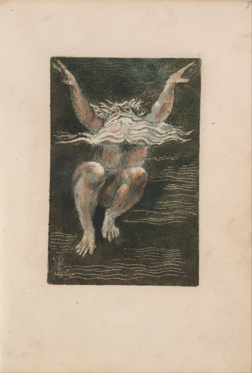 O Primeiro Livro de Urizen, Placa 7 (Bentley 12) de William Blake