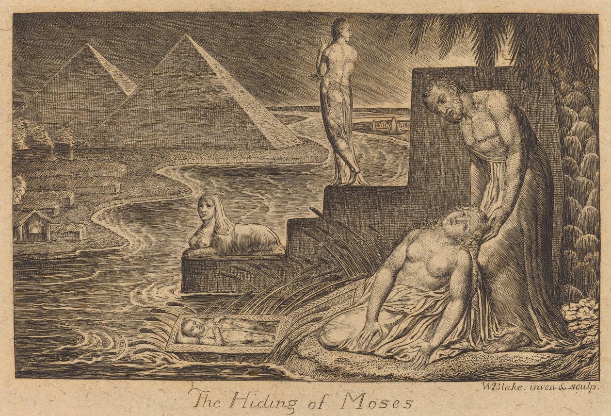 O Esconderijo de Moisés de William Blake