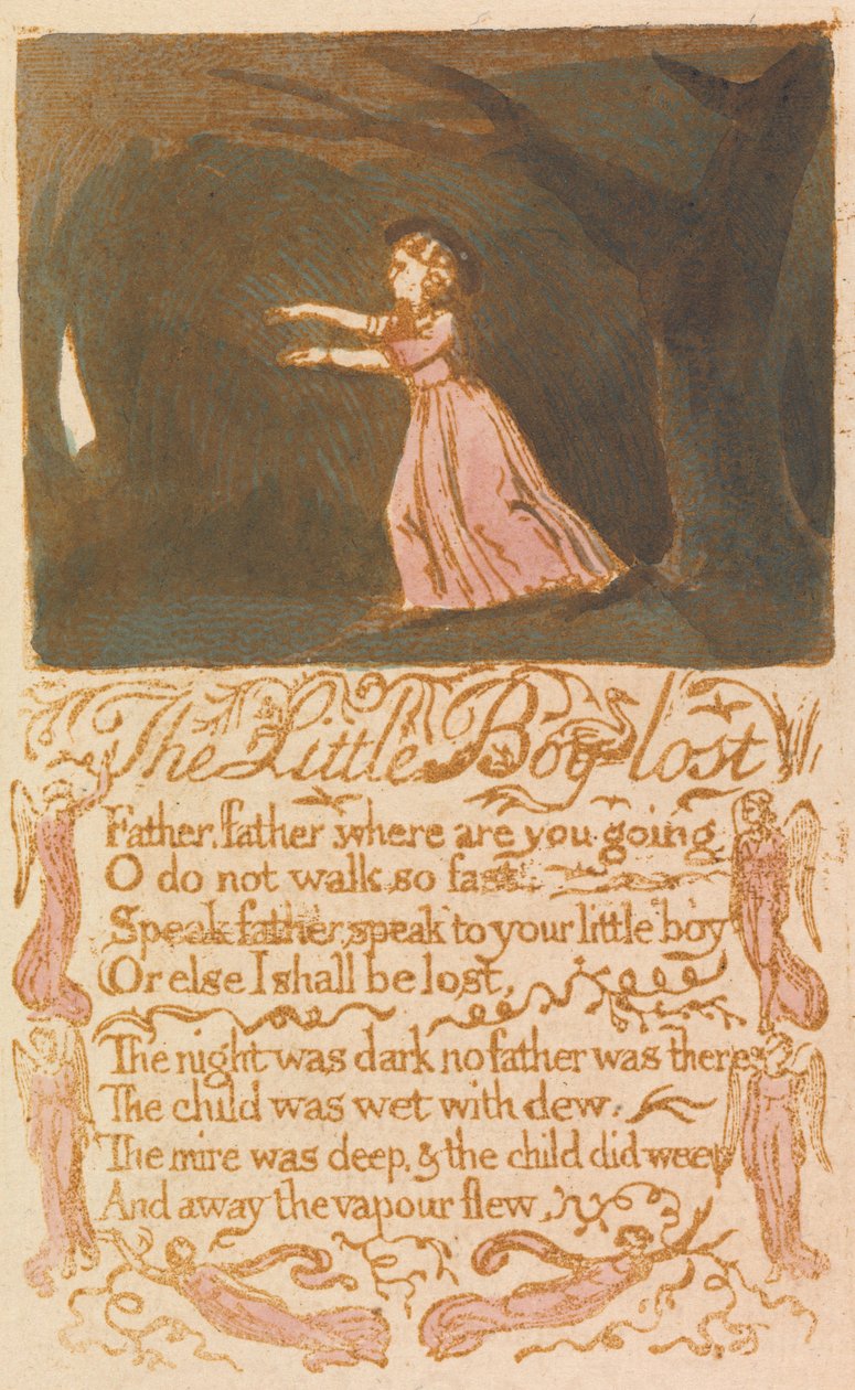 Der kleine verlorene Junge (Platte 20) de William Blake