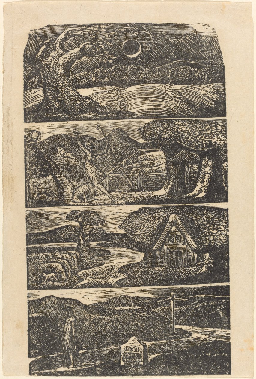 As Pastorais de Virgílio de William Blake