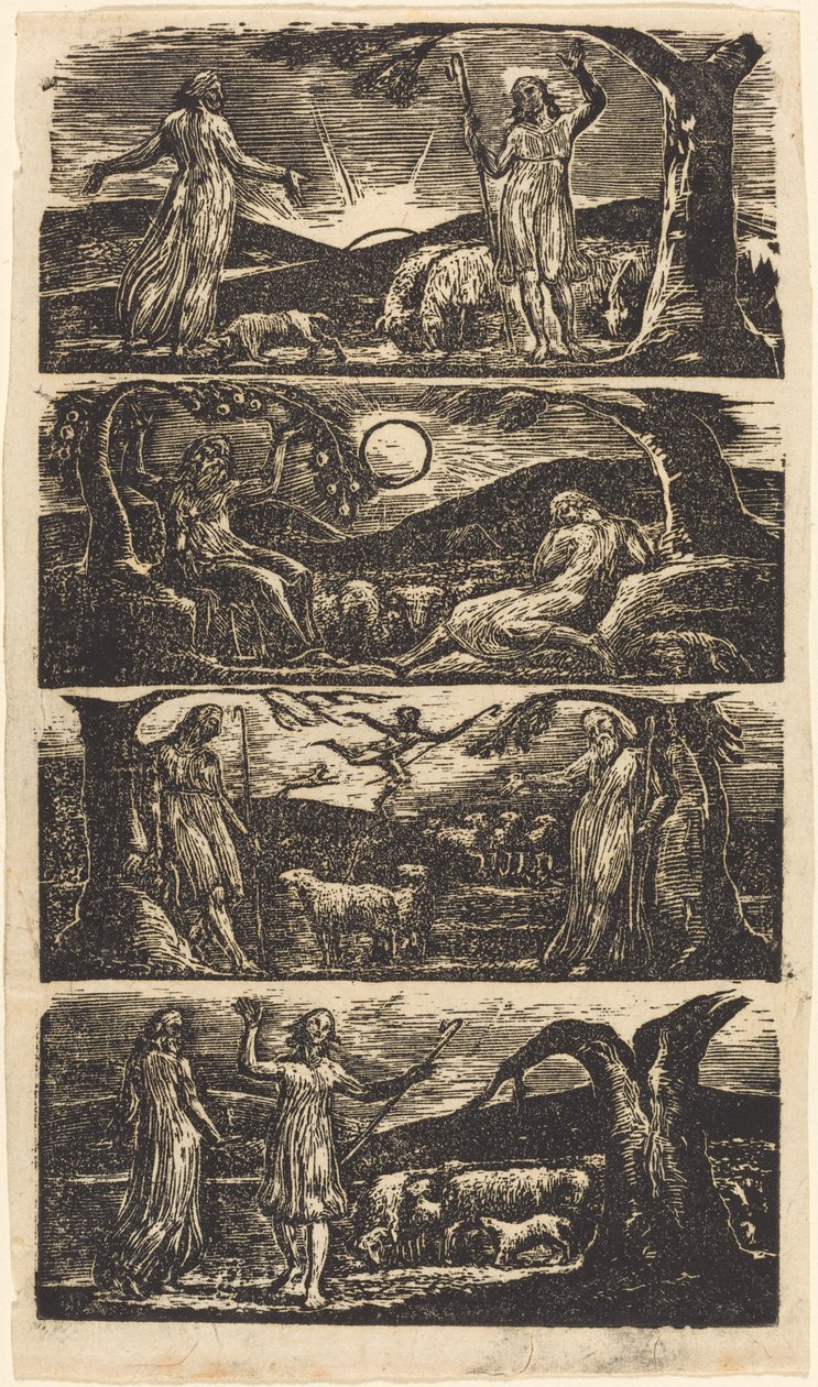 As Pastorais de Virgílio de William Blake