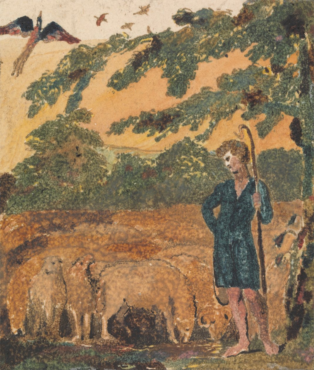 O Pastor, das Canções da Inocência de William Blake
