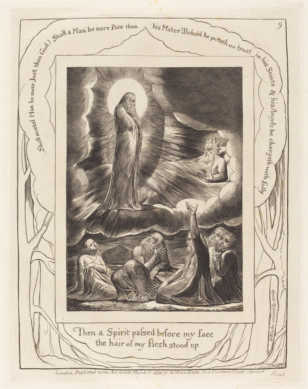 A Visão de Elifaz de William Blake