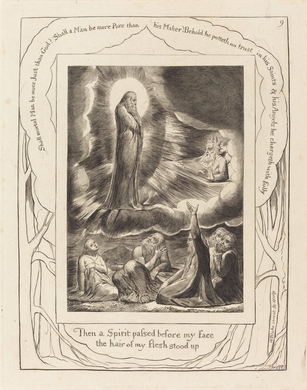 A Visão de Elifaz de William Blake