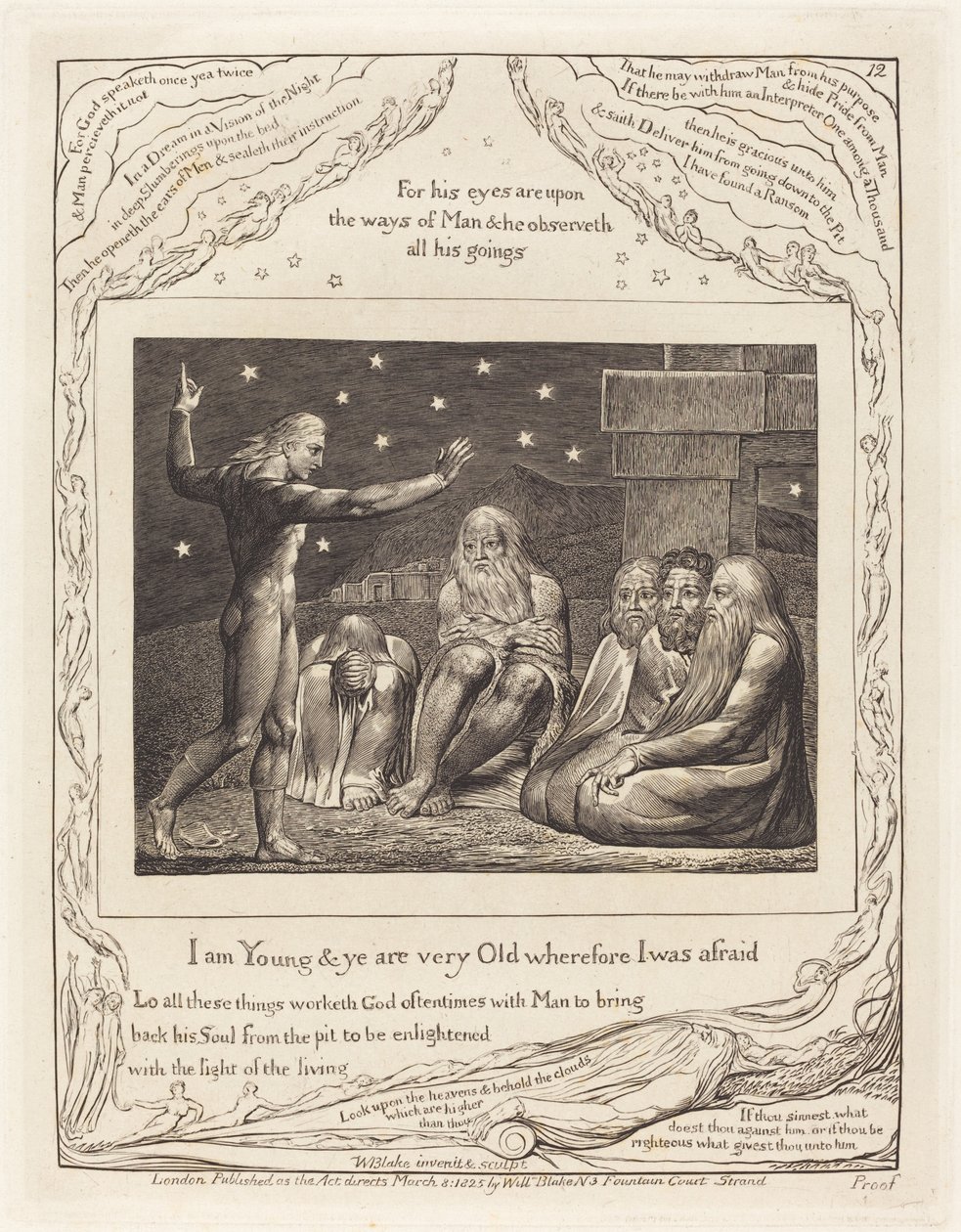 A ira de Eliú de William Blake
