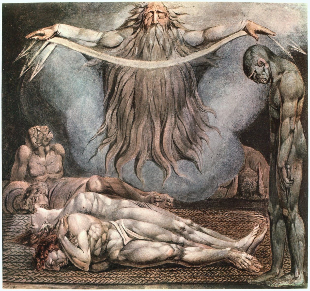 A casa de Lázaro de William Blake