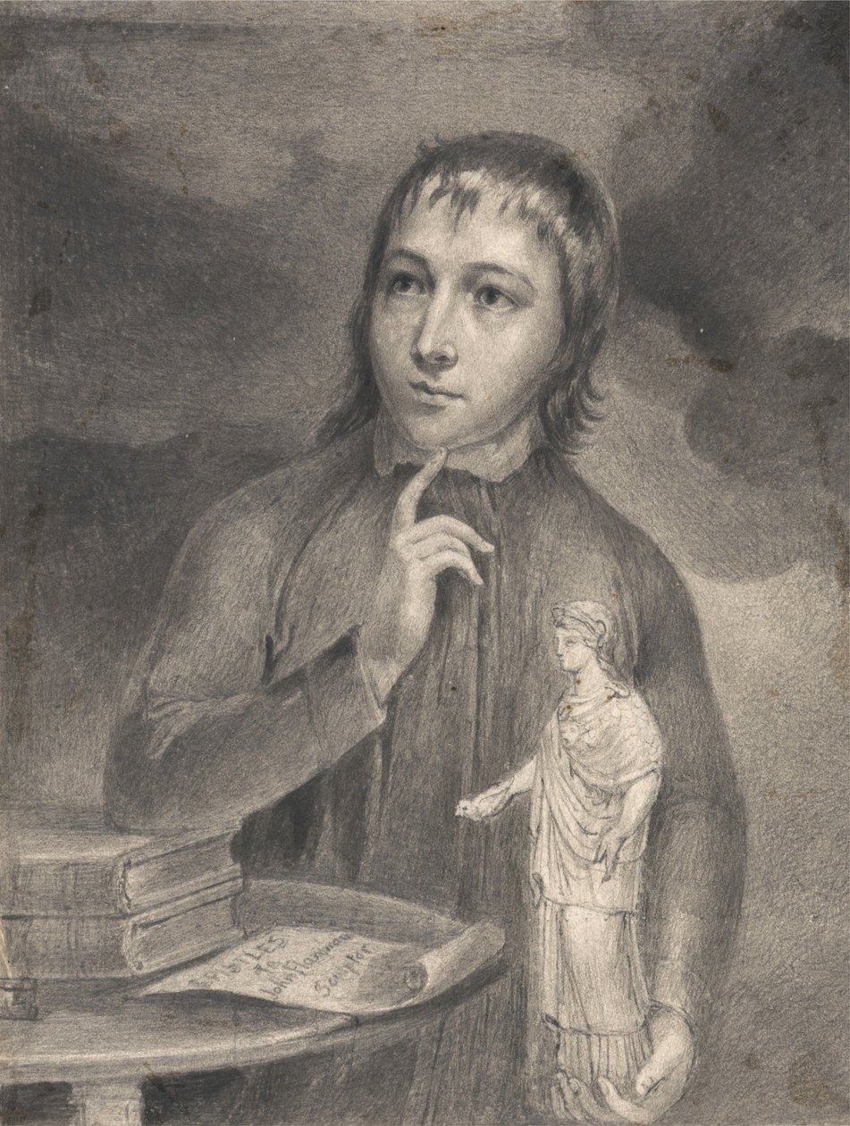 Thomas Alphonso Hayley, desenho de meio-corpo de William Blake