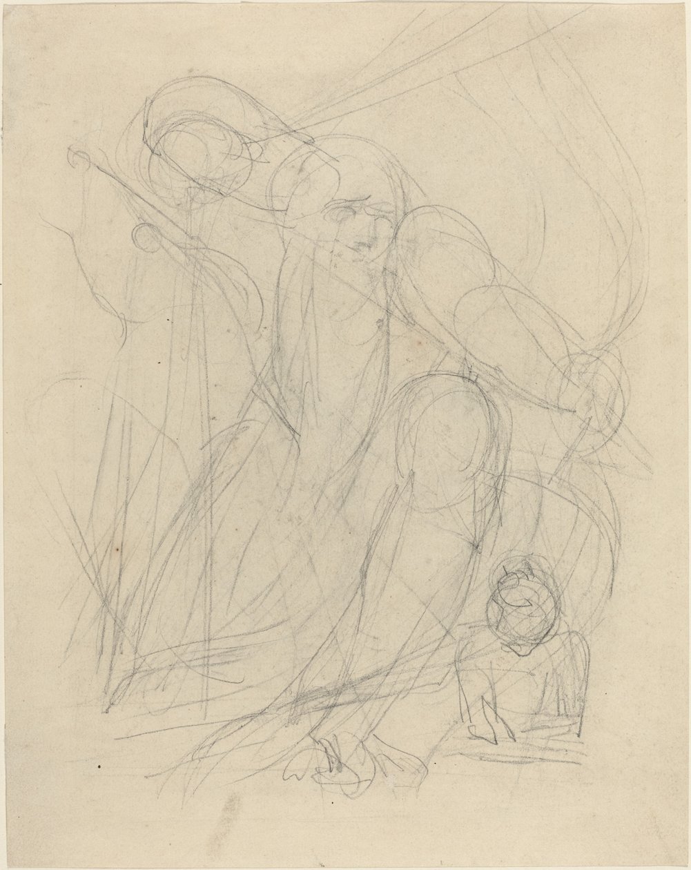 O arco triplo do tempo [reto] de William Blake