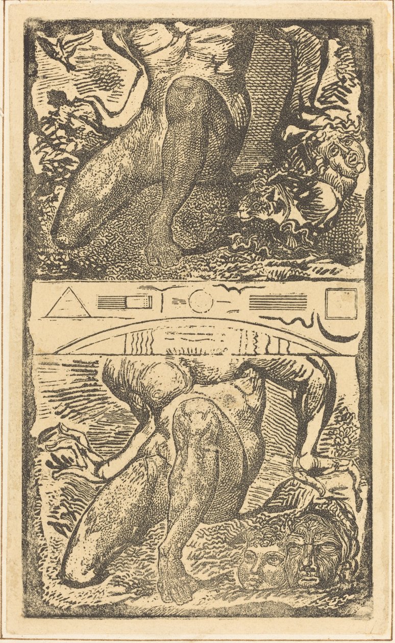 Sujeito desconhecido Deixe-o olhar para o céu e rir no ar brilhante, possivelmente c. 1805. de William Blake