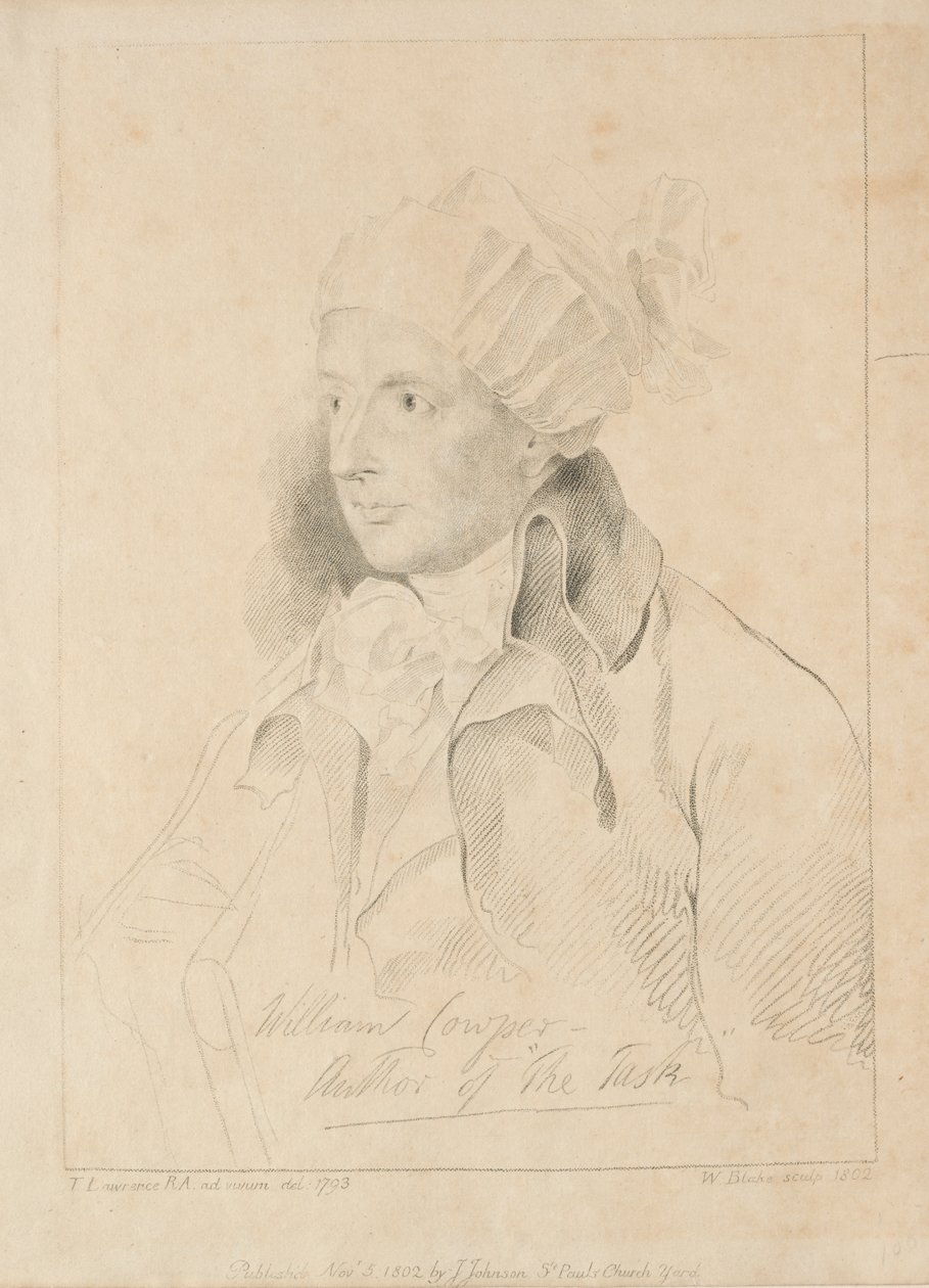 William Cowper de William Blake