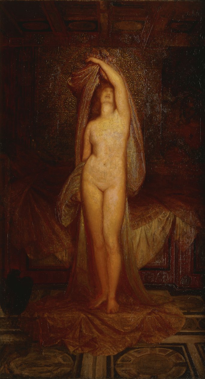 Uma figura feminina alegórica, de William Blake Richmond