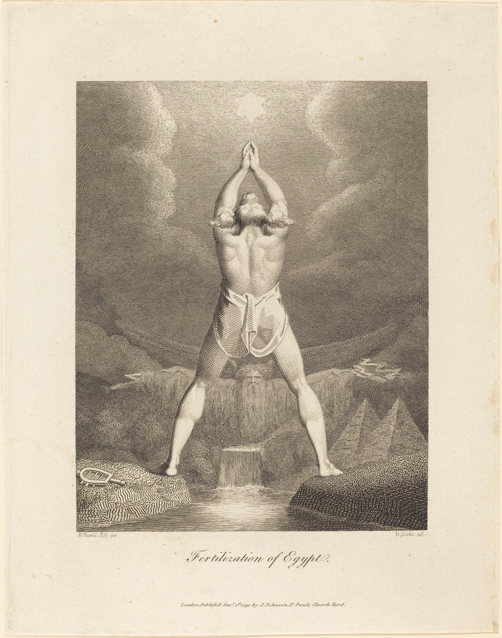 Fertilização do Egito de William Blake after Henry Fuseli