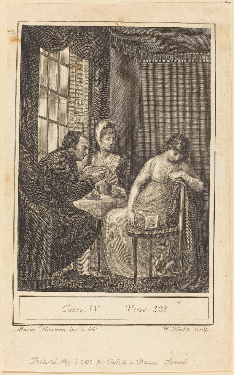 Canto IV, Versículo 328 de William Blake after Mary Ann Flaxman