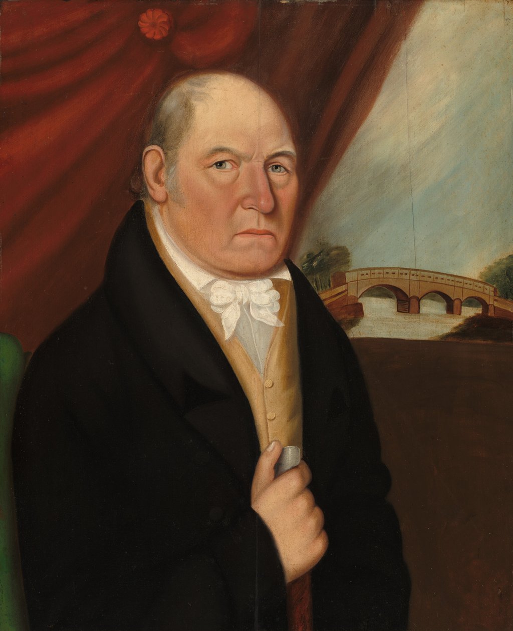 Clement Bonnell, c.1825 (óleo sobre madeira) de William Bonnell