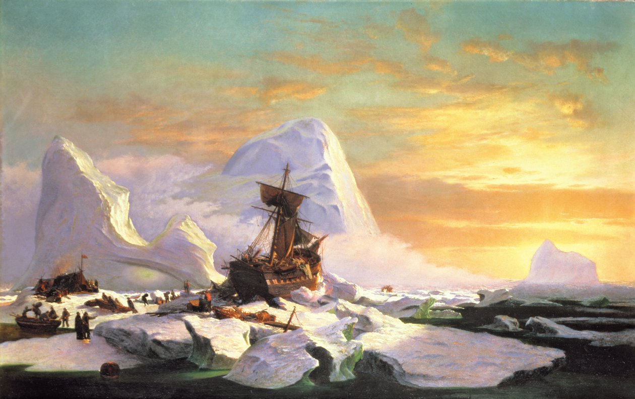Esmagado no gelo de William Bradford