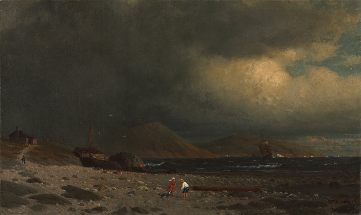 Costa do Labrador, c.1860 (óleo sobre tela) de William Bradford