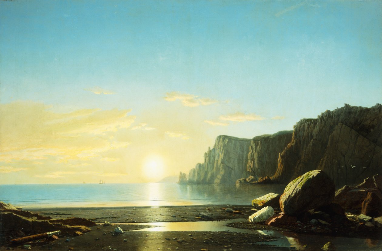 Ao largo da costa do Labrador, 1862 de William Bradford