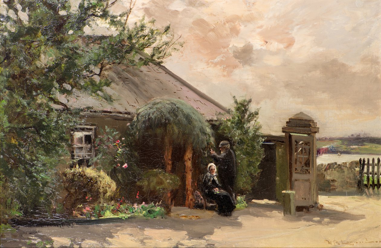 Balgay Lodge, Dundee (óleo sobre tela) de William Bradley Lamond