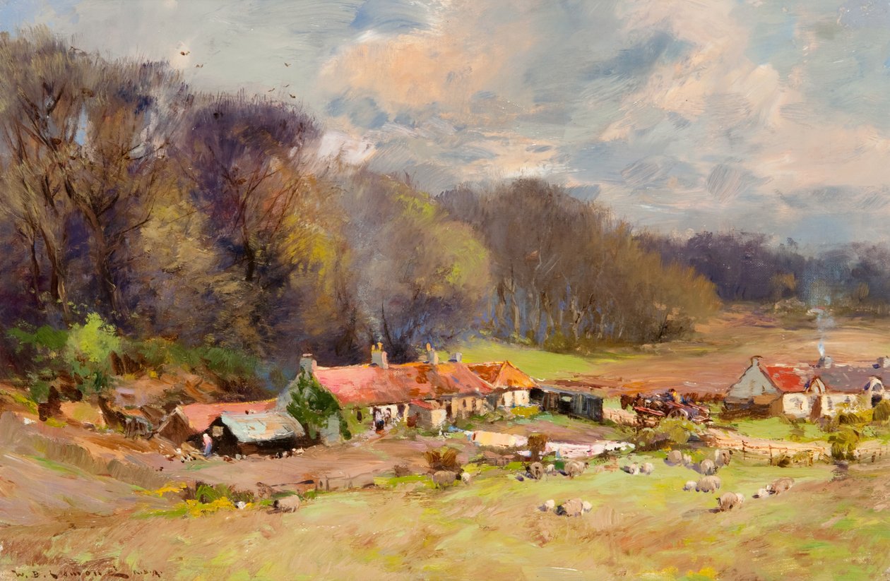 Bog Earn, Fife [ou Fife Scene] de William Bradley Lamond