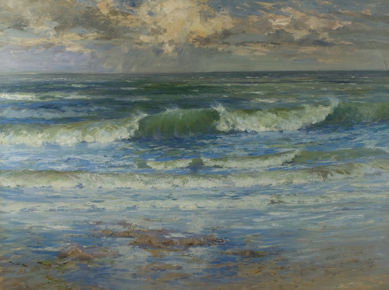 O Mar do Norte (óleo sobre tela) de William Bradley Lamond