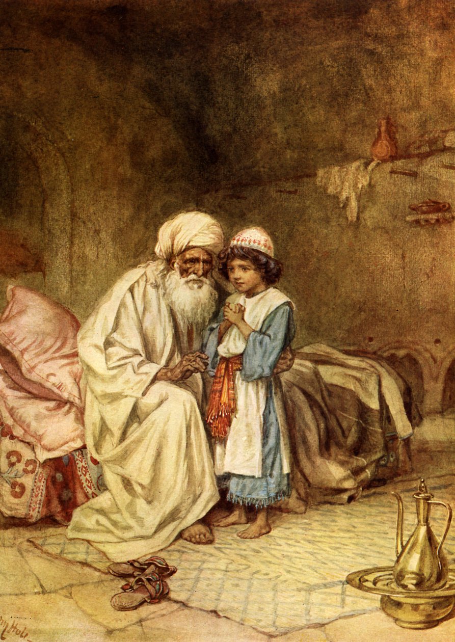 Eli e Samuel. E ele disse que é o Senhor: - Bíblia de William Brassey Hole