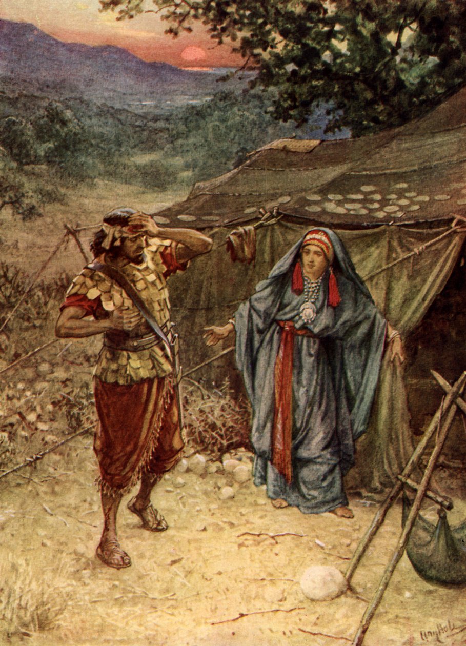 Jael Yael e Sisera - Bíblia de William Brassey Hole