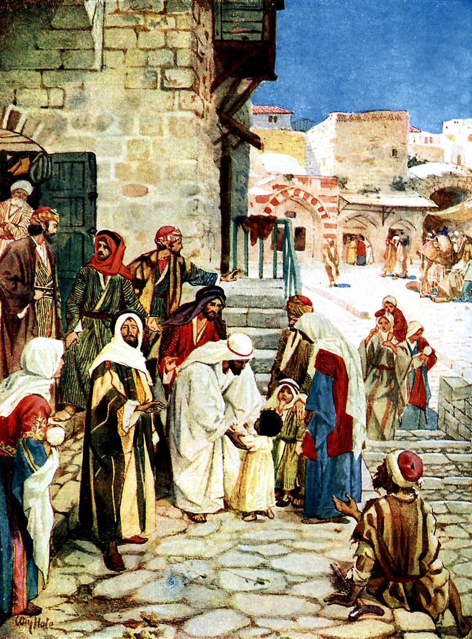 Jesus e as crianças pequenas - Bíblia de William Brassey Hole