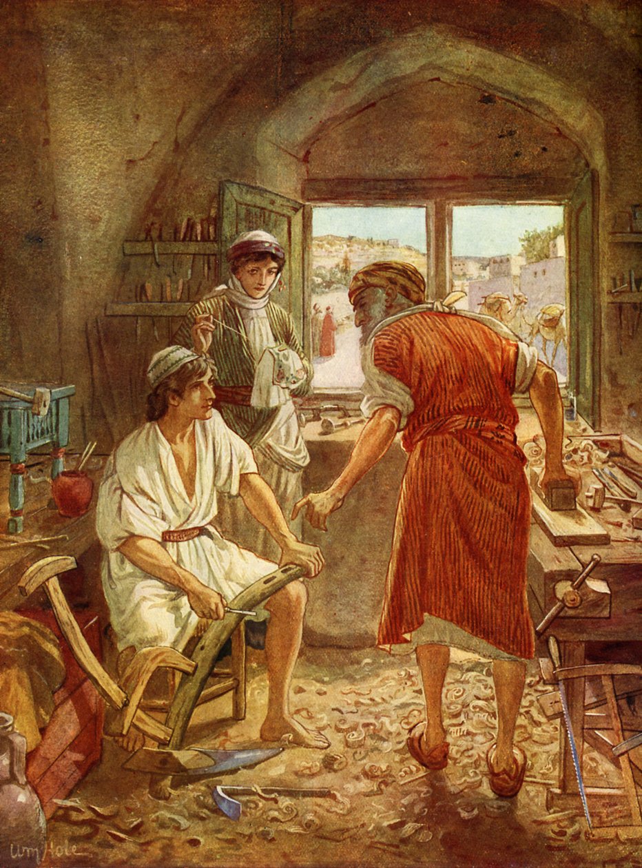 Jesus como jovem - Bíblia de William Brassey Hole