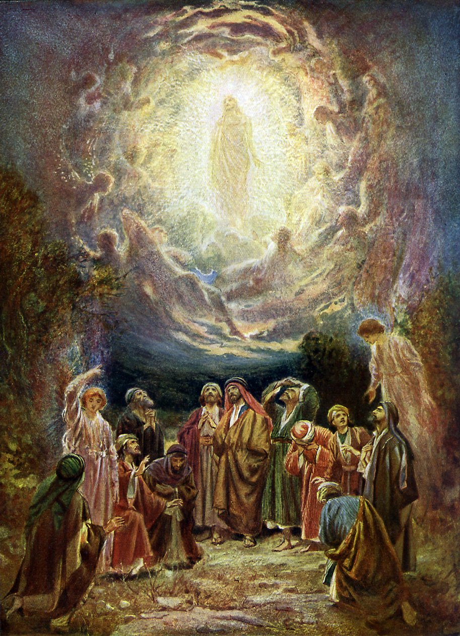 Jesus sobe ao céu - Bíblia de William Brassey Hole